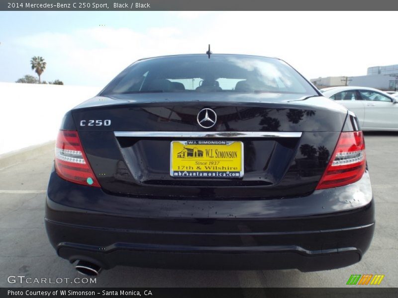 Black / Black 2014 Mercedes-Benz C 250 Sport