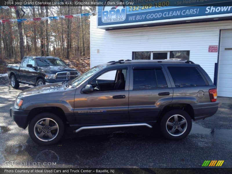 Graphite Metallic / Dark Slate Gray 2004 Jeep Grand Cherokee Laredo 4x4