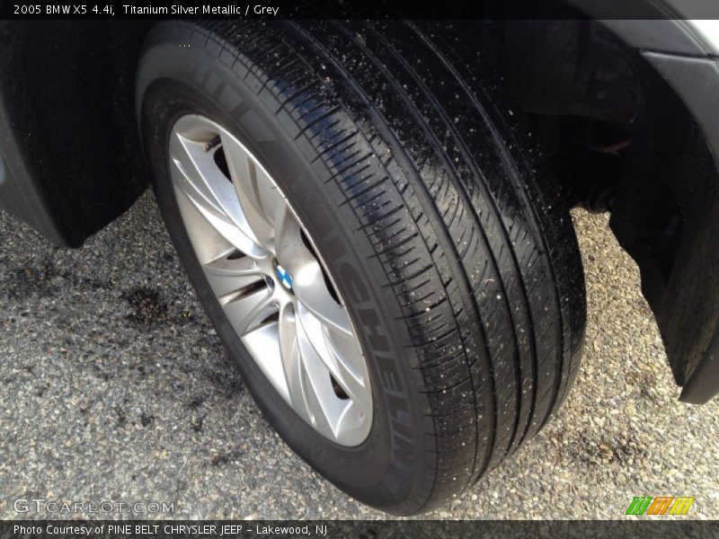Titanium Silver Metallic / Grey 2005 BMW X5 4.4i