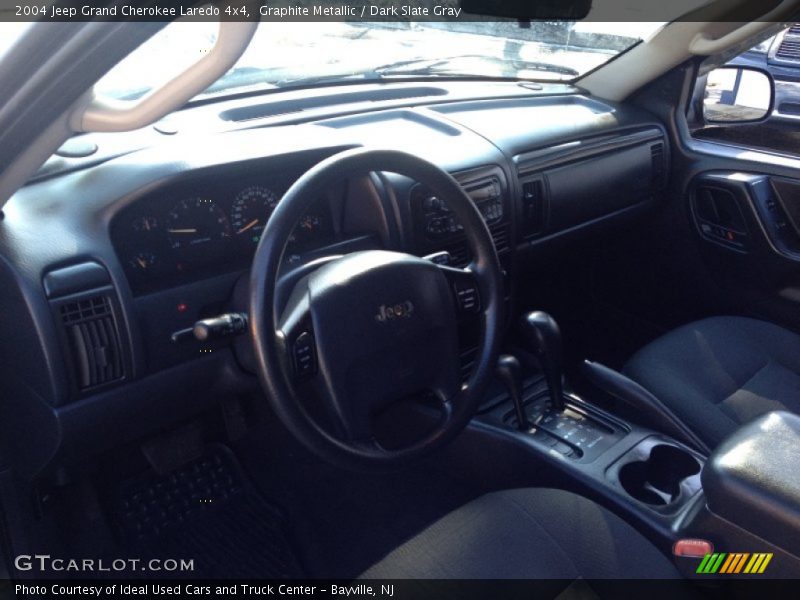 Graphite Metallic / Dark Slate Gray 2004 Jeep Grand Cherokee Laredo 4x4