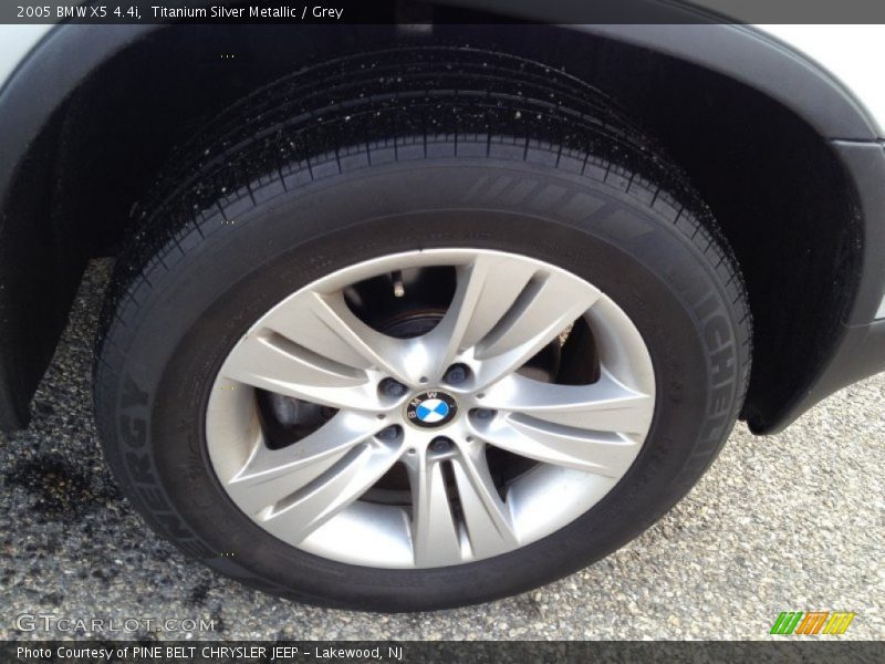 Titanium Silver Metallic / Grey 2005 BMW X5 4.4i