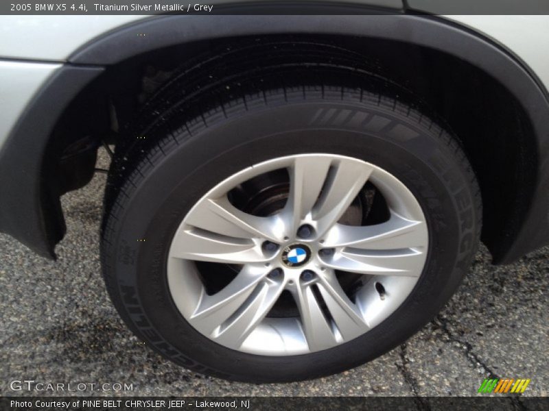 Titanium Silver Metallic / Grey 2005 BMW X5 4.4i