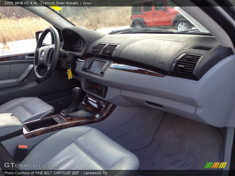 Titanium Silver Metallic / Grey 2005 BMW X5 4.4i