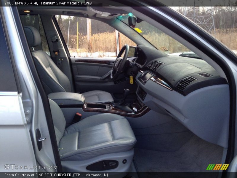Titanium Silver Metallic / Grey 2005 BMW X5 4.4i