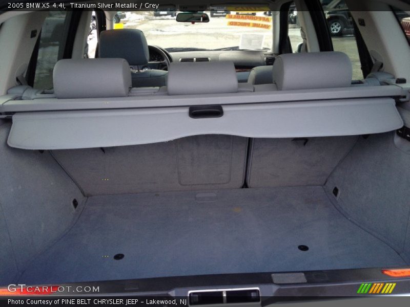 Titanium Silver Metallic / Grey 2005 BMW X5 4.4i