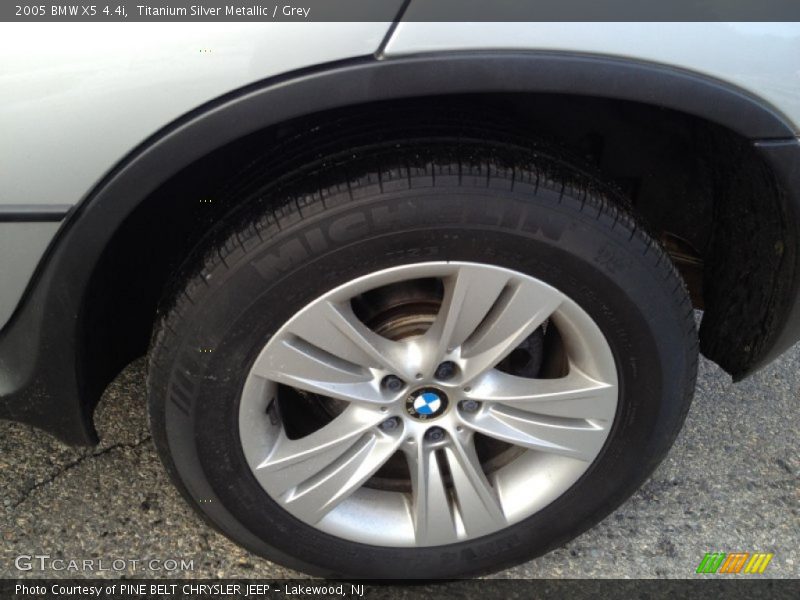 Titanium Silver Metallic / Grey 2005 BMW X5 4.4i