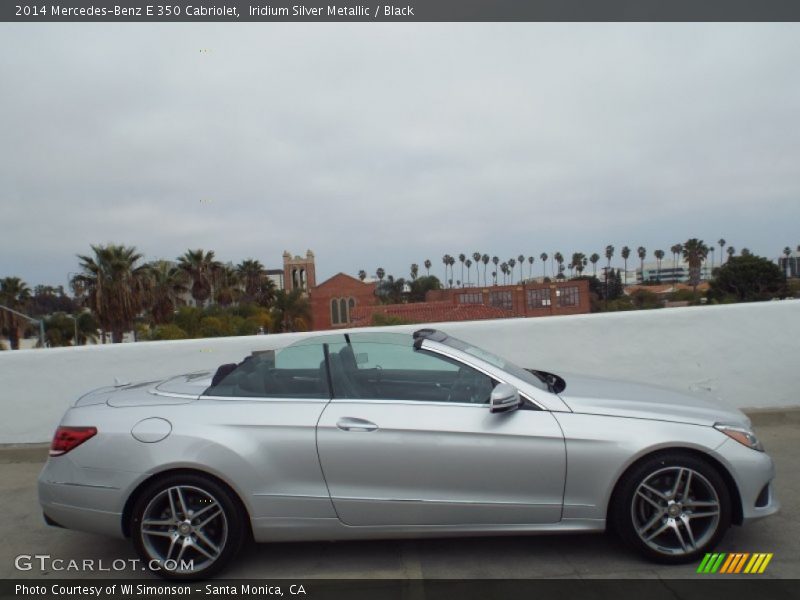 Iridium Silver Metallic / Black 2014 Mercedes-Benz E 350 Cabriolet