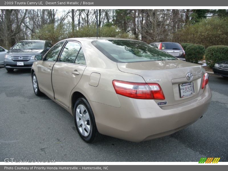 Desert Sand Metallic / Bisque 2009 Toyota Camry LE