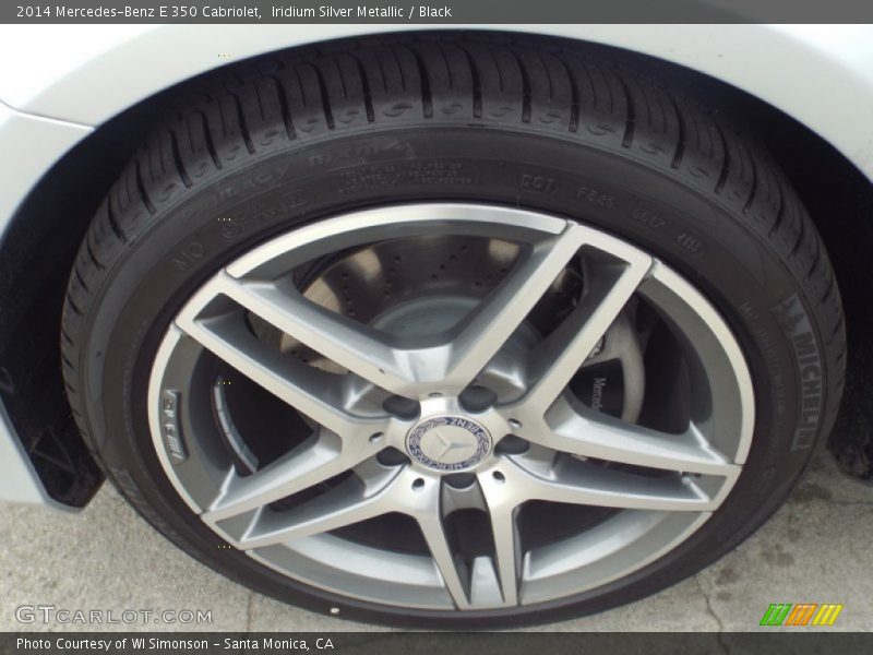 Iridium Silver Metallic / Black 2014 Mercedes-Benz E 350 Cabriolet