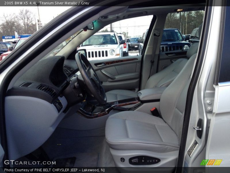 Titanium Silver Metallic / Grey 2005 BMW X5 4.4i