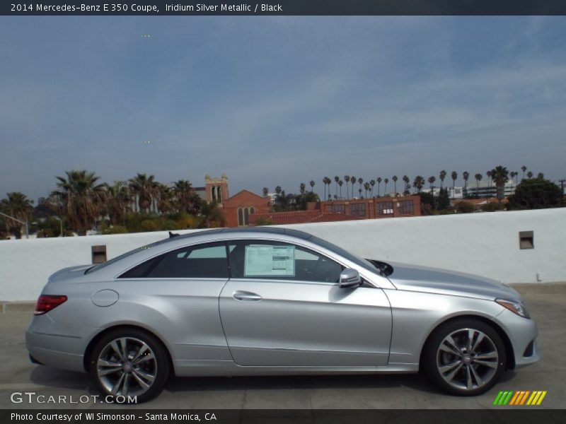 Iridium Silver Metallic / Black 2014 Mercedes-Benz E 350 Coupe