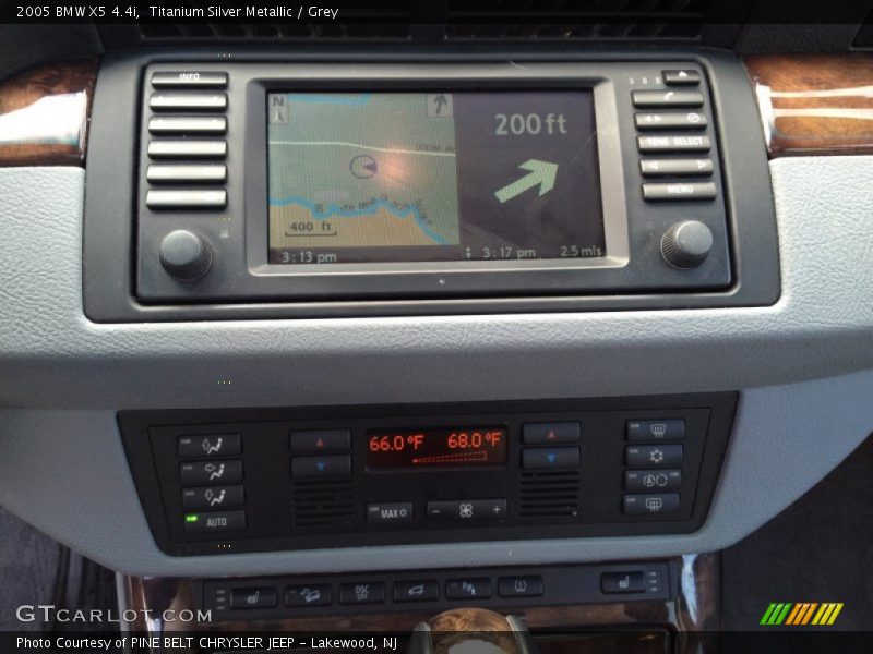 Titanium Silver Metallic / Grey 2005 BMW X5 4.4i