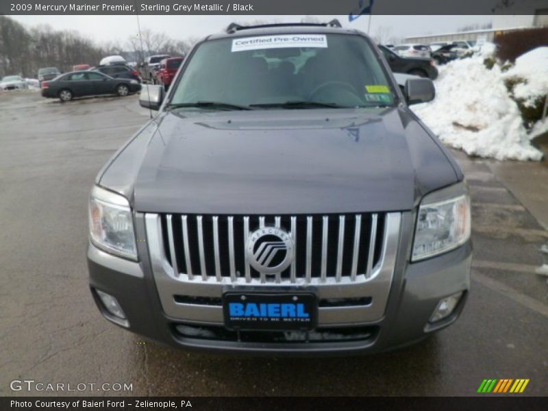 Sterling Grey Metallic / Black 2009 Mercury Mariner Premier