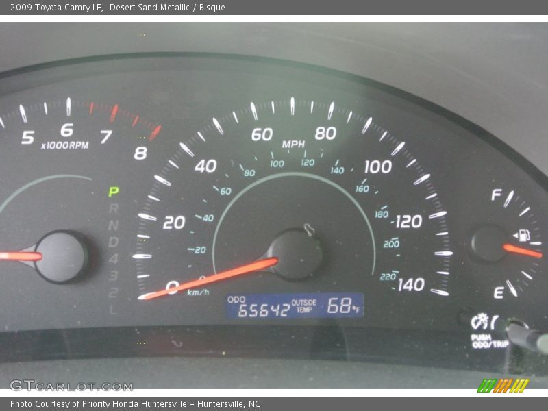 Desert Sand Metallic / Bisque 2009 Toyota Camry LE