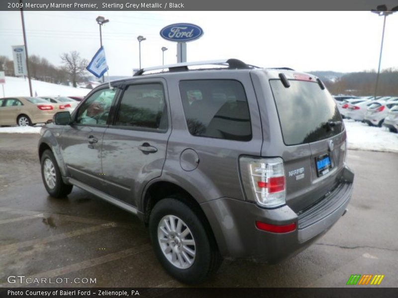 Sterling Grey Metallic / Black 2009 Mercury Mariner Premier