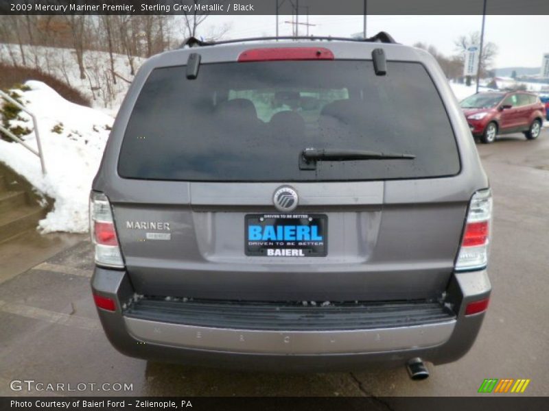 Sterling Grey Metallic / Black 2009 Mercury Mariner Premier