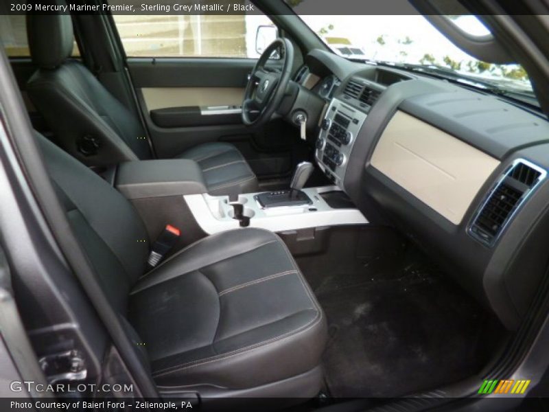 Sterling Grey Metallic / Black 2009 Mercury Mariner Premier