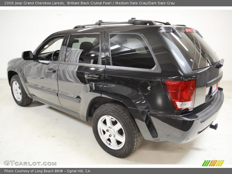 Brilliant Black Crystal Pearl / Medium Slate Gray/Dark Slate Gray 2009 Jeep Grand Cherokee Laredo