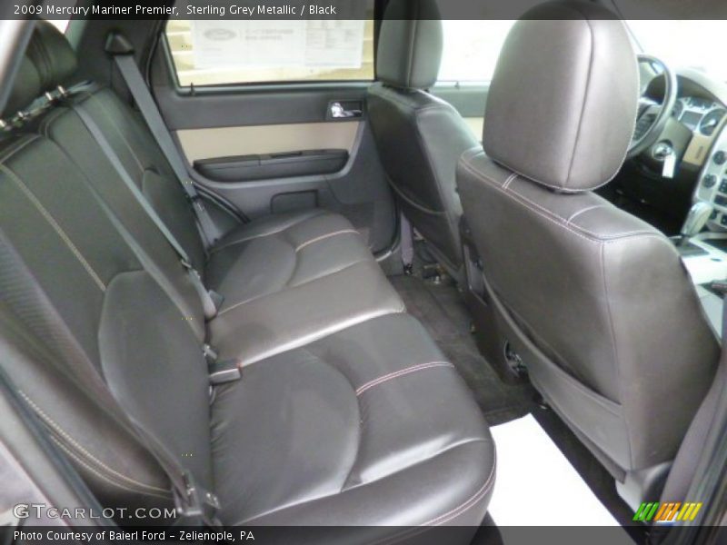 Sterling Grey Metallic / Black 2009 Mercury Mariner Premier