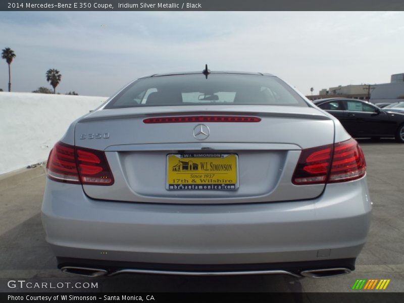 Iridium Silver Metallic / Black 2014 Mercedes-Benz E 350 Coupe