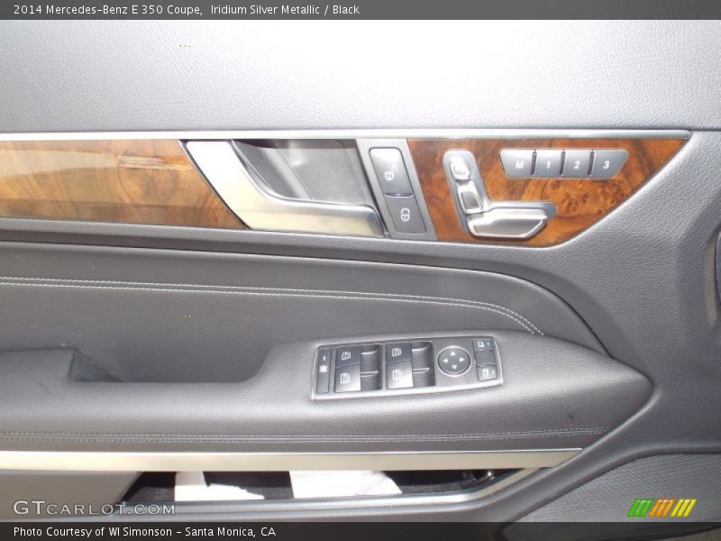 Iridium Silver Metallic / Black 2014 Mercedes-Benz E 350 Coupe