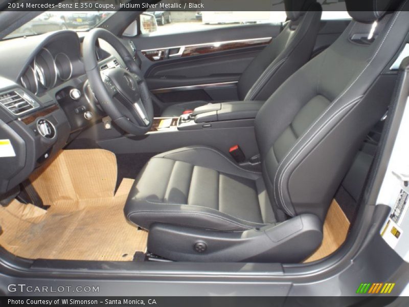 Iridium Silver Metallic / Black 2014 Mercedes-Benz E 350 Coupe
