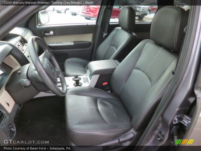 Front Seat of 2009 Mariner Premier