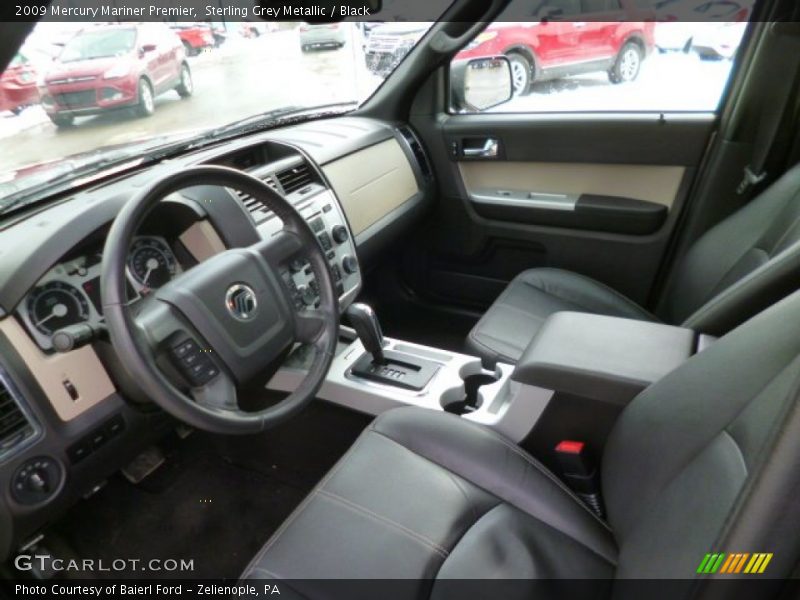 Black Interior - 2009 Mariner Premier 