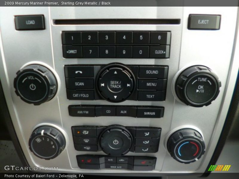 Controls of 2009 Mariner Premier