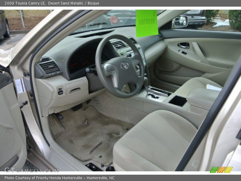 Desert Sand Metallic / Bisque 2009 Toyota Camry LE