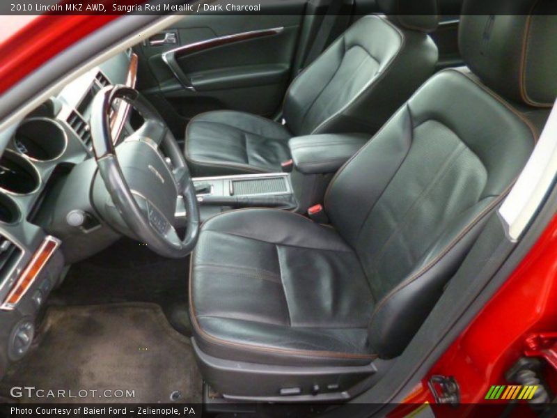 Sangria Red Metallic / Dark Charcoal 2010 Lincoln MKZ AWD