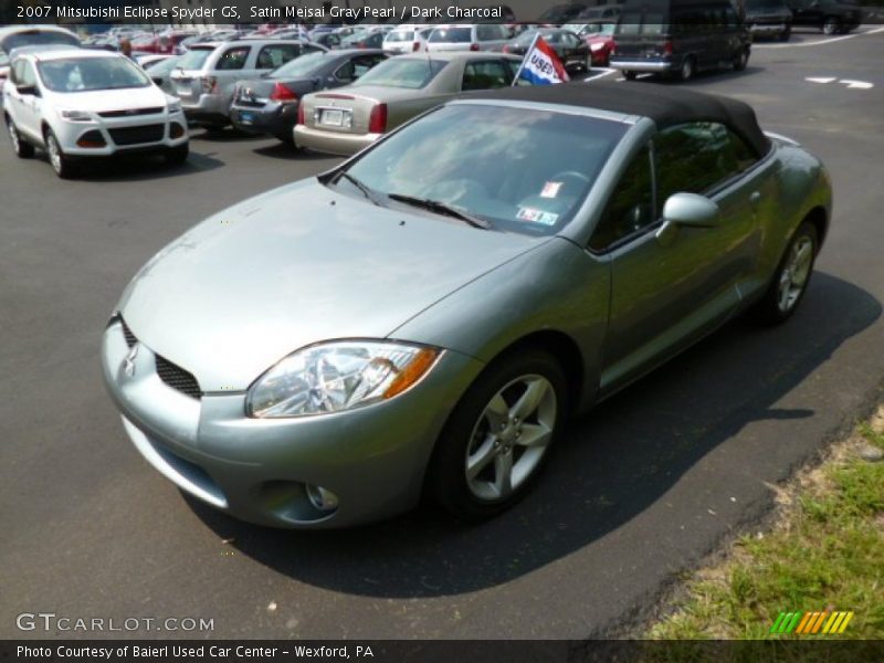 Satin Meisai Gray Pearl / Dark Charcoal 2007 Mitsubishi Eclipse Spyder GS