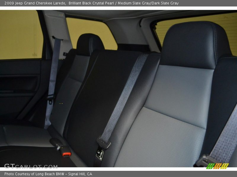 Brilliant Black Crystal Pearl / Medium Slate Gray/Dark Slate Gray 2009 Jeep Grand Cherokee Laredo