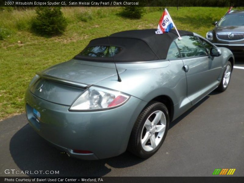 Satin Meisai Gray Pearl / Dark Charcoal 2007 Mitsubishi Eclipse Spyder GS