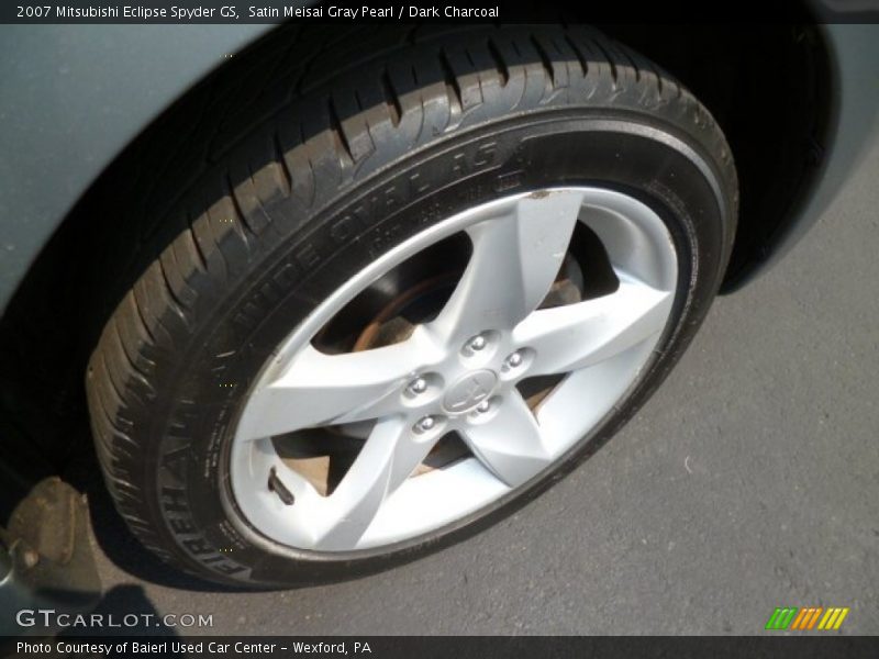 Satin Meisai Gray Pearl / Dark Charcoal 2007 Mitsubishi Eclipse Spyder GS