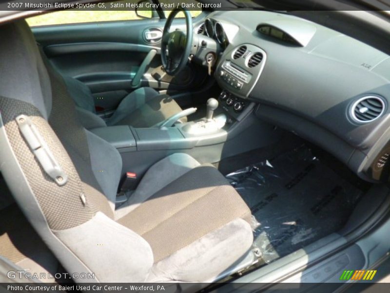 Satin Meisai Gray Pearl / Dark Charcoal 2007 Mitsubishi Eclipse Spyder GS
