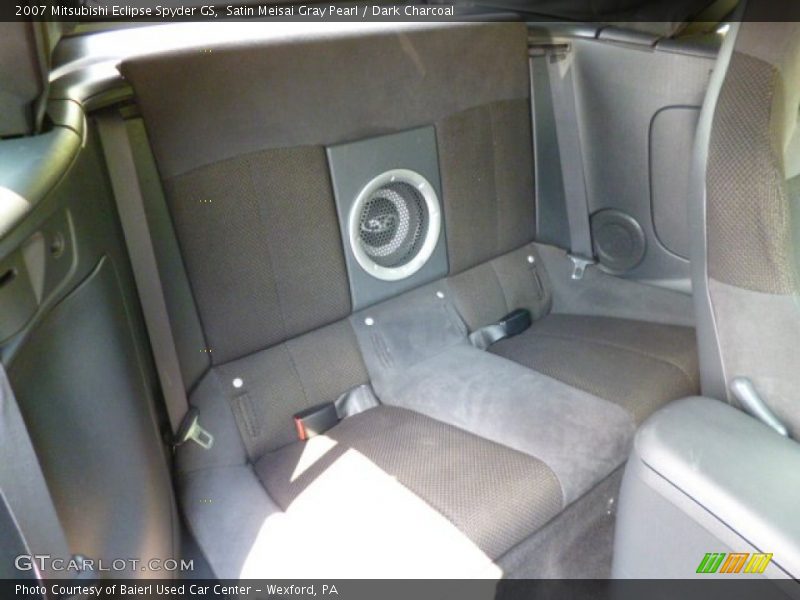 Rear Seat of 2007 Eclipse Spyder GS