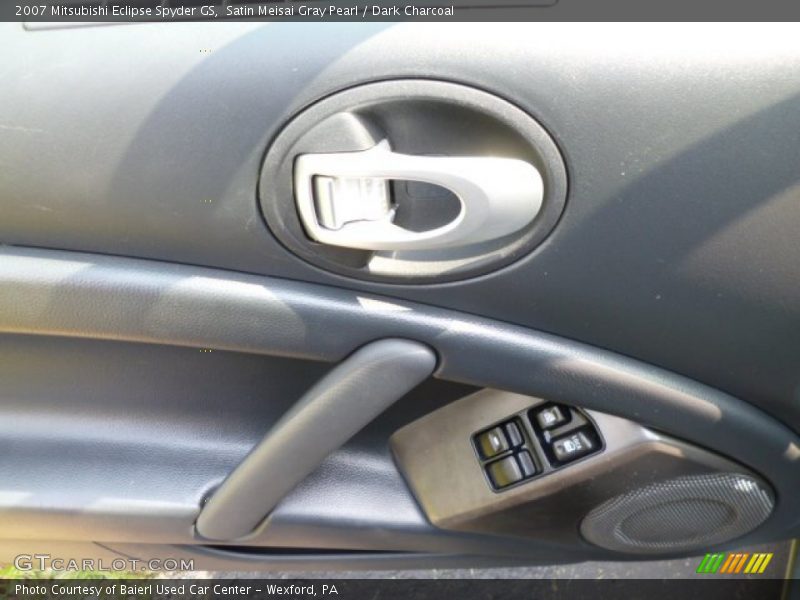 Satin Meisai Gray Pearl / Dark Charcoal 2007 Mitsubishi Eclipse Spyder GS