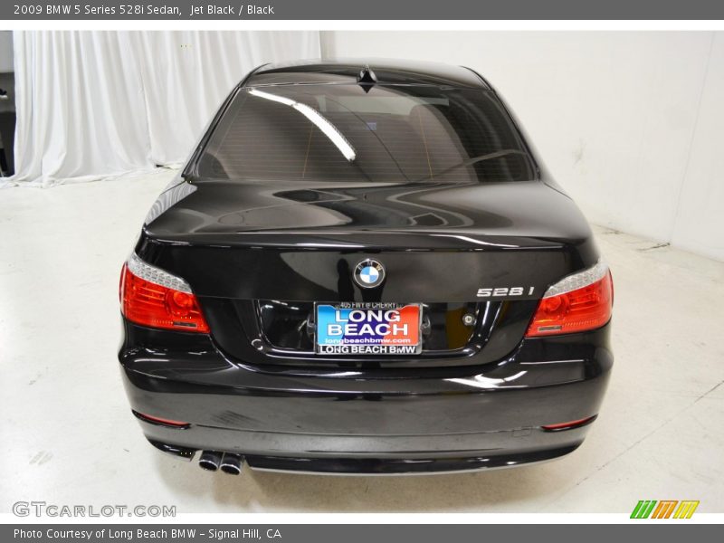 Jet Black / Black 2009 BMW 5 Series 528i Sedan