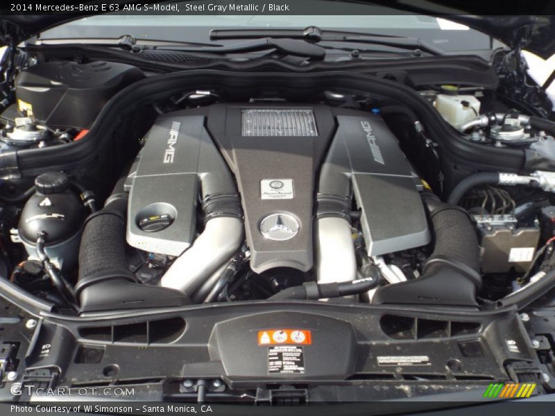  2014 E 63 AMG S-Model Engine - 5.5 Liter AMG Biturbo DOHC 32-Valve VVT V8