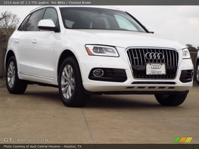 Ibis White / Chestnut Brown 2014 Audi Q5 2.0 TFSI quattro
