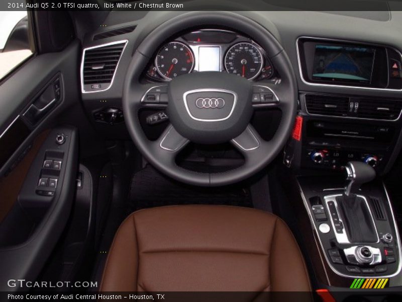 Ibis White / Chestnut Brown 2014 Audi Q5 2.0 TFSI quattro