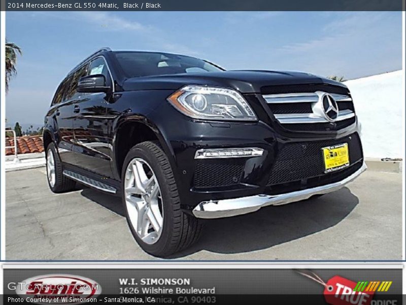 Black / Black 2014 Mercedes-Benz GL 550 4Matic