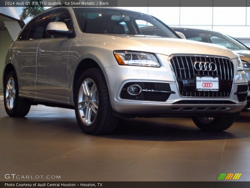 Ice Silver Metallic / Black 2014 Audi Q5 3.0 TFSI quattro