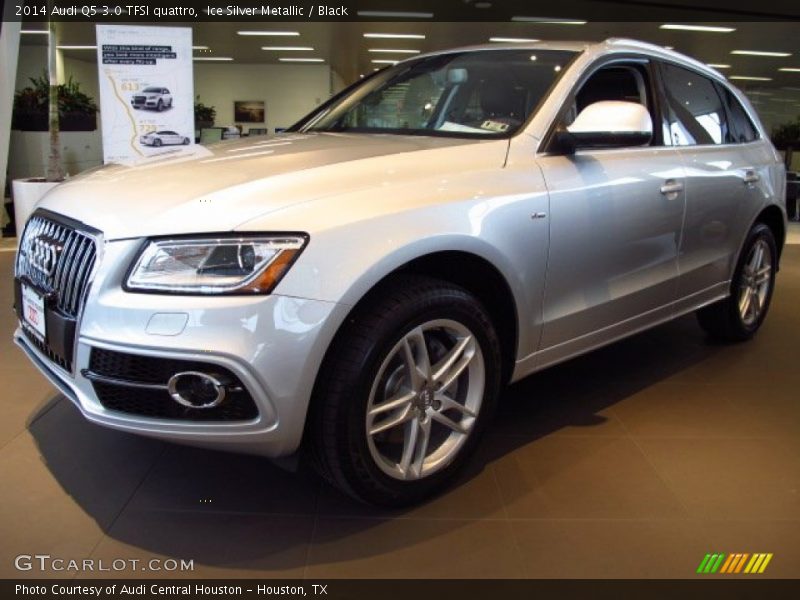 Ice Silver Metallic / Black 2014 Audi Q5 3.0 TFSI quattro