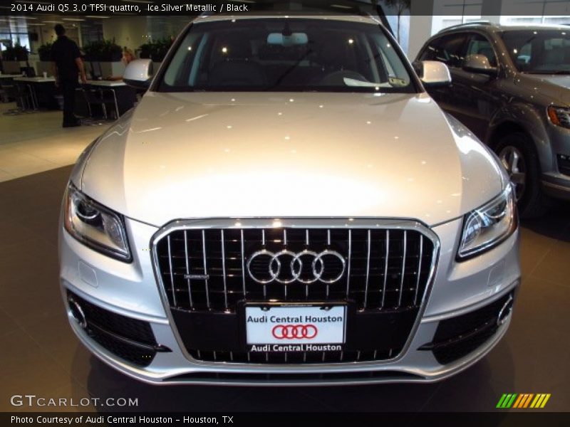 Ice Silver Metallic / Black 2014 Audi Q5 3.0 TFSI quattro