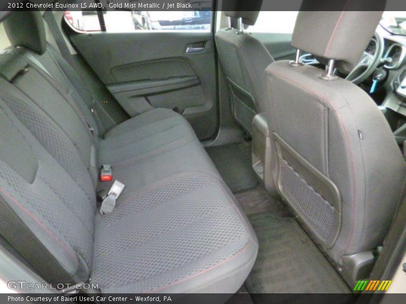 Gold Mist Metallic / Jet Black 2012 Chevrolet Equinox LS AWD