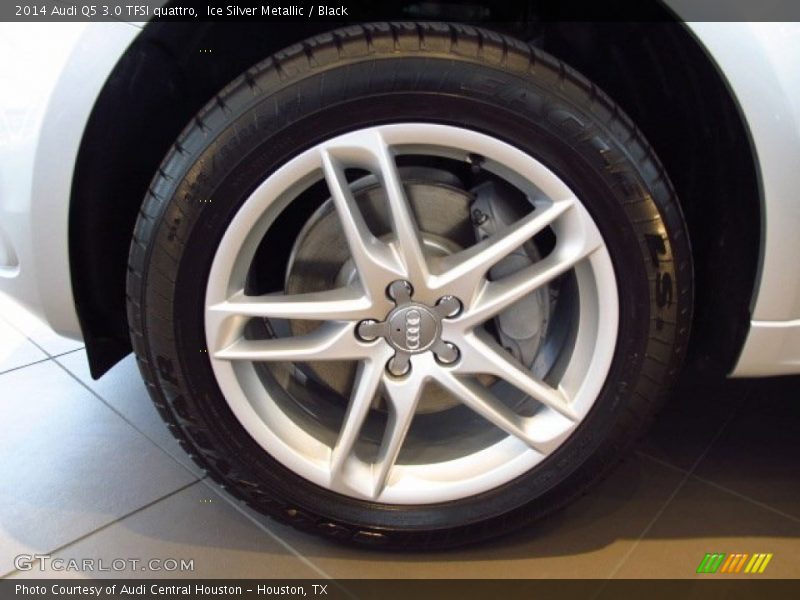 Ice Silver Metallic / Black 2014 Audi Q5 3.0 TFSI quattro