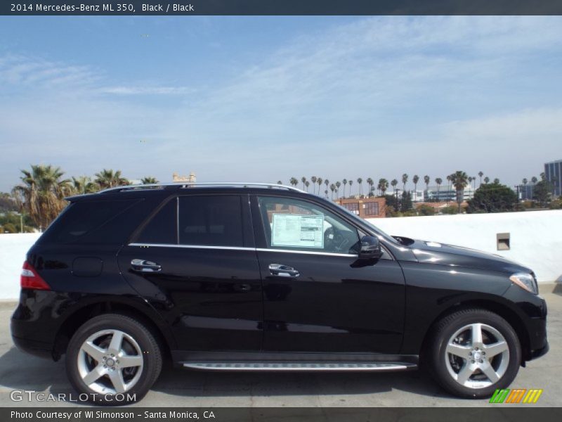 Black / Black 2014 Mercedes-Benz ML 350