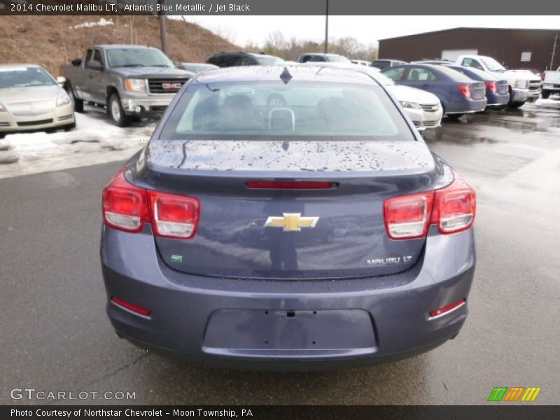 Atlantis Blue Metallic / Jet Black 2014 Chevrolet Malibu LT